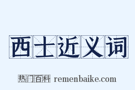 西士近义词是什么意思的图片